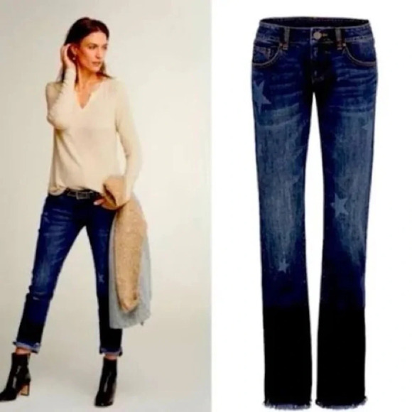 Cabi Slim Boyfriend Jeans in Celebrity Star Wash - Size 2 - Picture 1 of 7